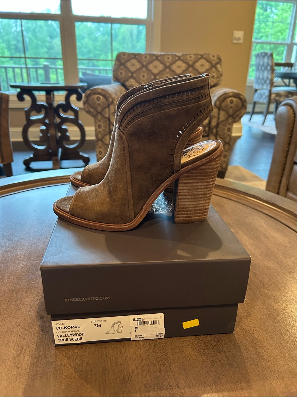 Vince Camuto Koral Suede Bootie Size 7